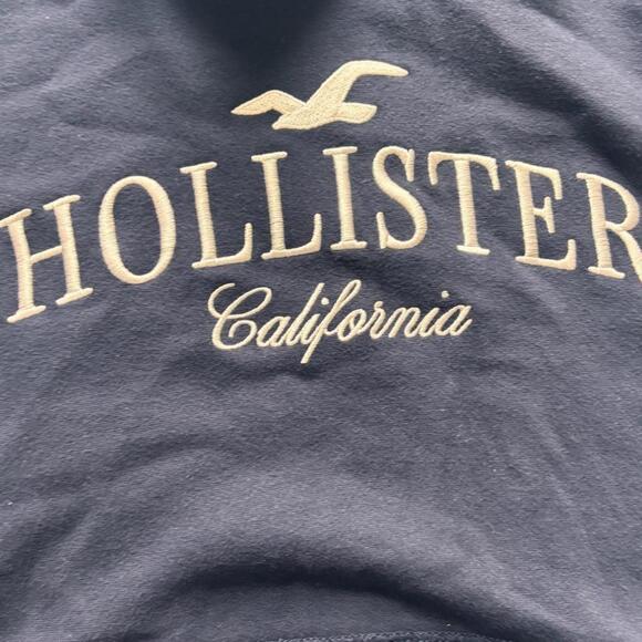 Navy Blue Hollister Co Hoodie - Picture 3 of 4